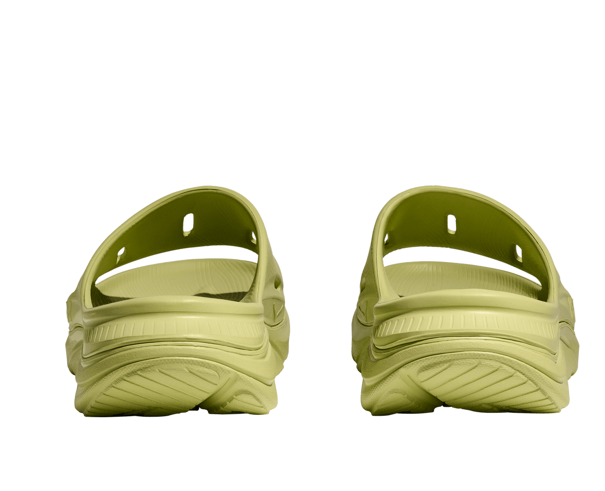 HOKA Unisex Ora Recovery Slide 3 - Honey Dew / Honey Dew