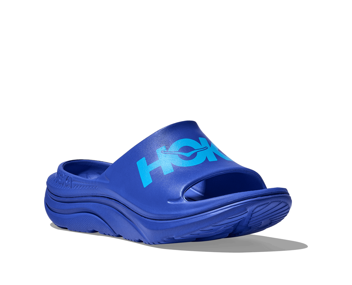 HOKA Unisex Ora Athletic Slide - Ultramarine / Skyward Blue