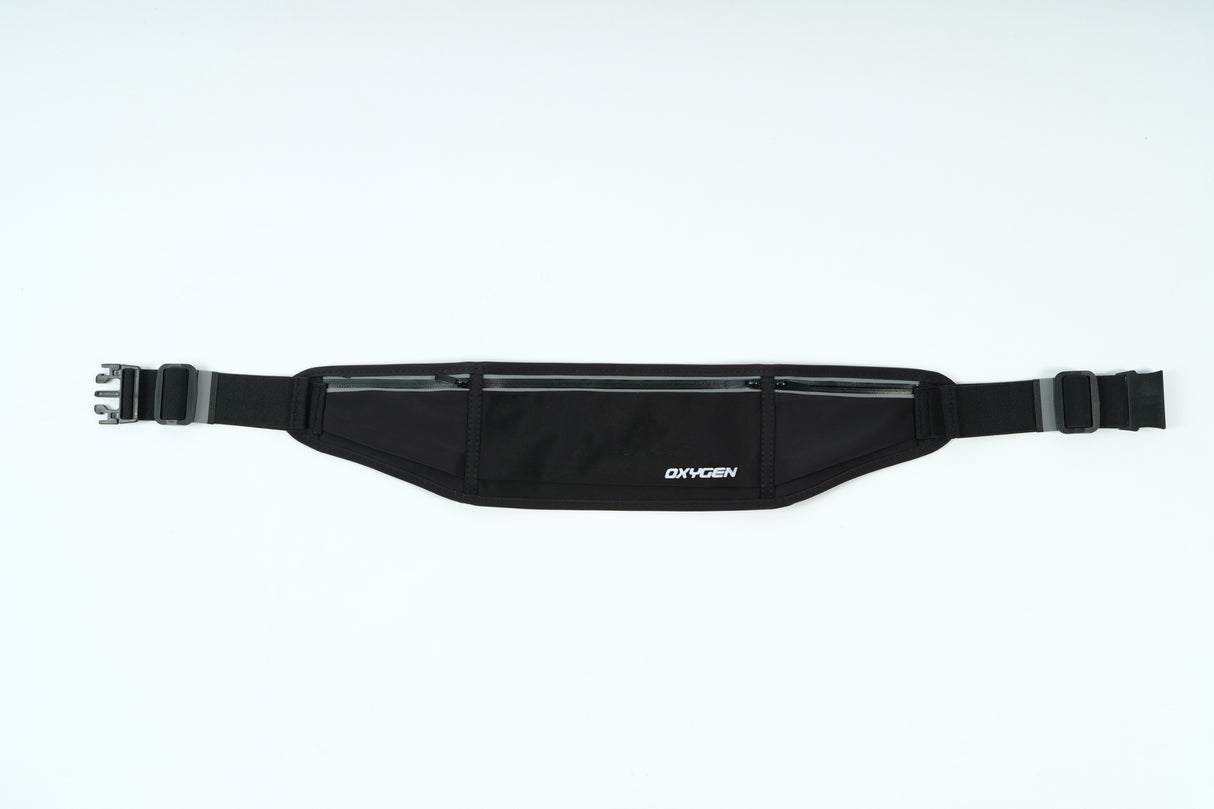 Oxygen Triple Pocket Waist Belt - Black