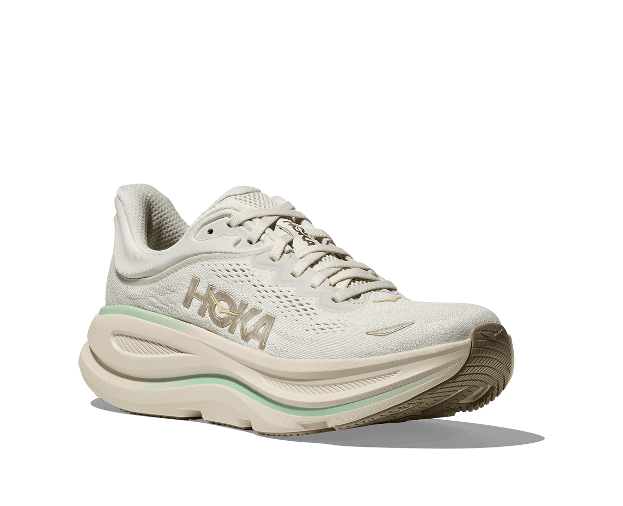 HOKA Women Bondi 9 Wide - Truffle Salt / Sea Glass