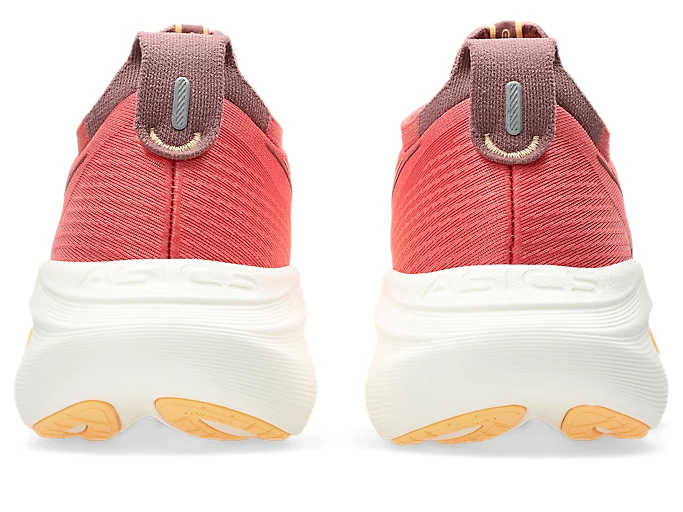 ASICS Women Gel-Nimbus 27 Wide - Dark Pink Clay / Orange Glow