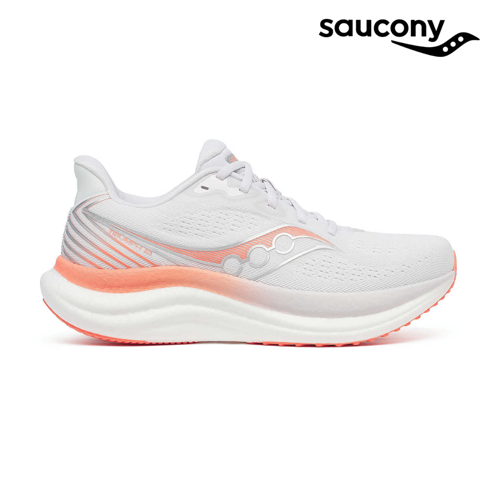 Saucony Women Triumph 23 Wide - White / Wistful