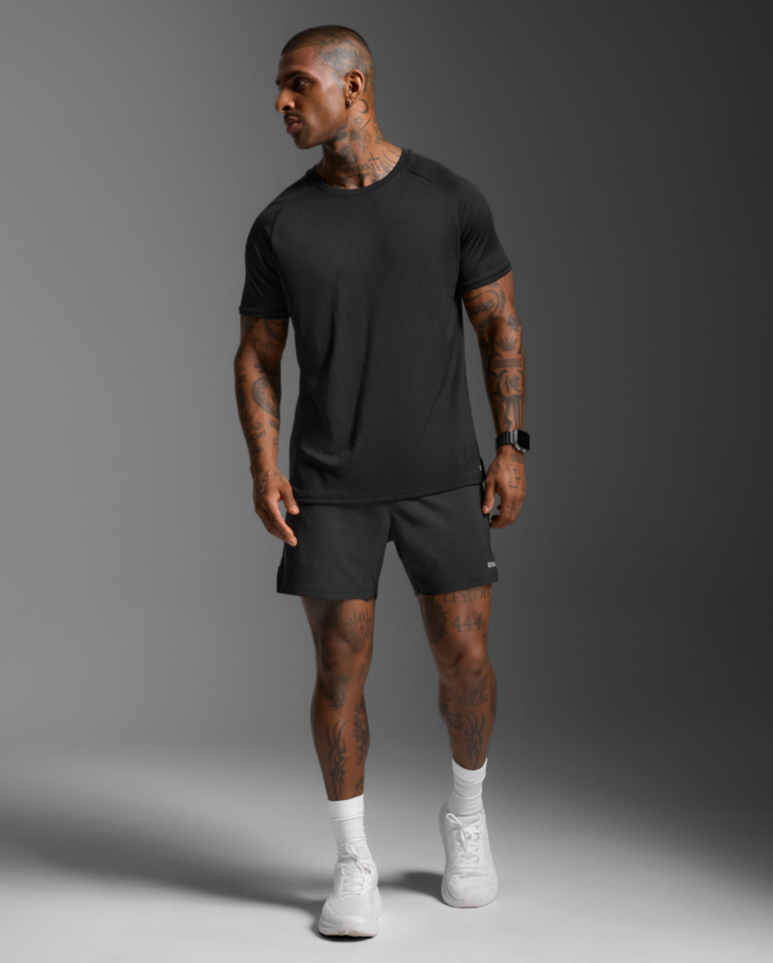 2XU Men Aero Mesh Tee - Black / Silver Reflective