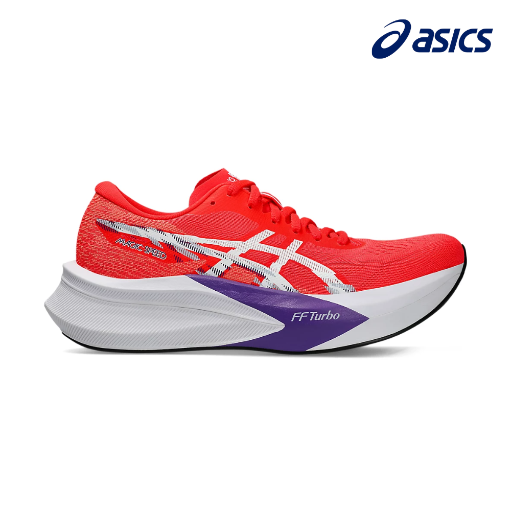 ASICS Women Magic Speed 4 - Flash Red / White