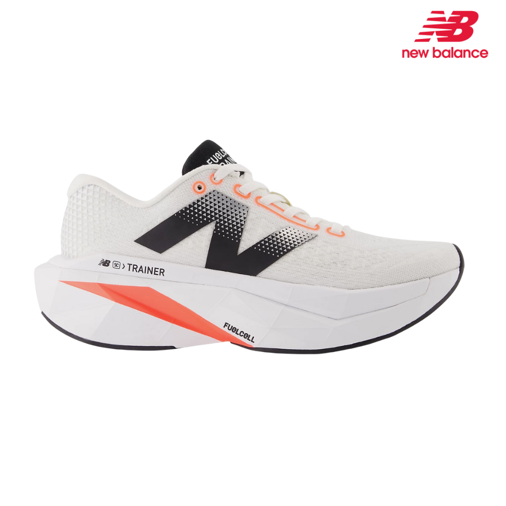 New Balance Women FuelCell SuperComp Trainer V3 - Sea Salt / Urgent Red