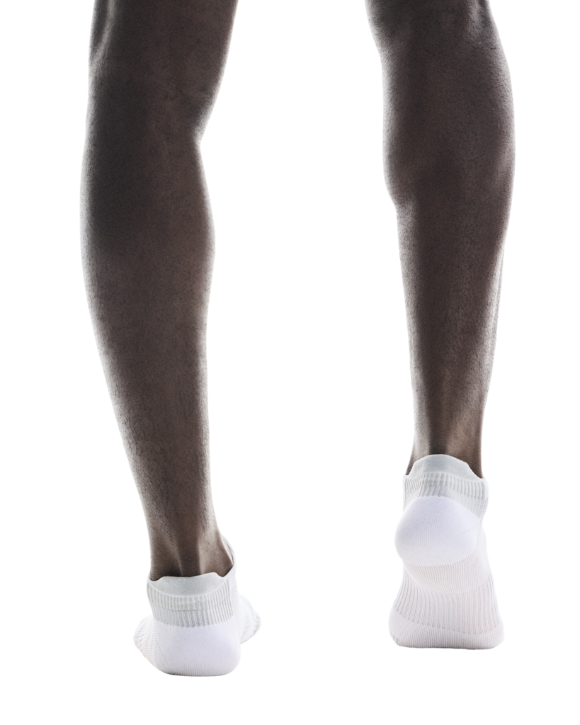 On Unisex Performance Run Sock Low - White / Glacier