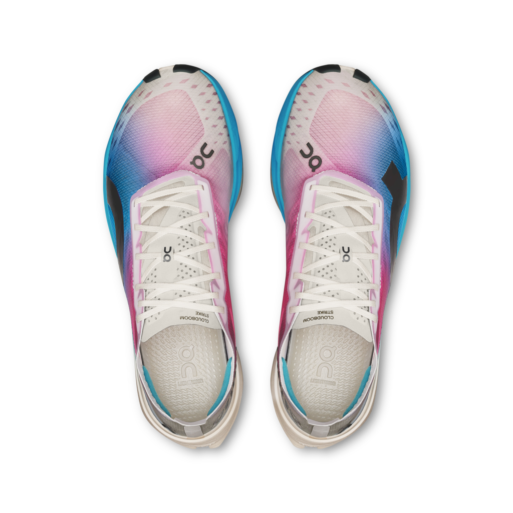 On Men Cloudboom Strike - White / Horizon