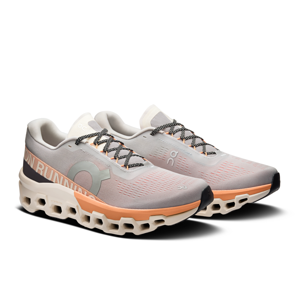 On Men Cloudmonster 2 - Glacier / Tangerine