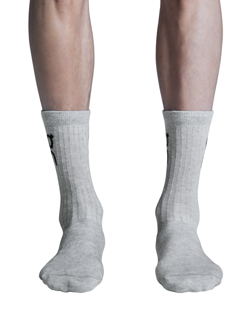 On Unisex Logo Sock High 3-Pack - Heather Gray