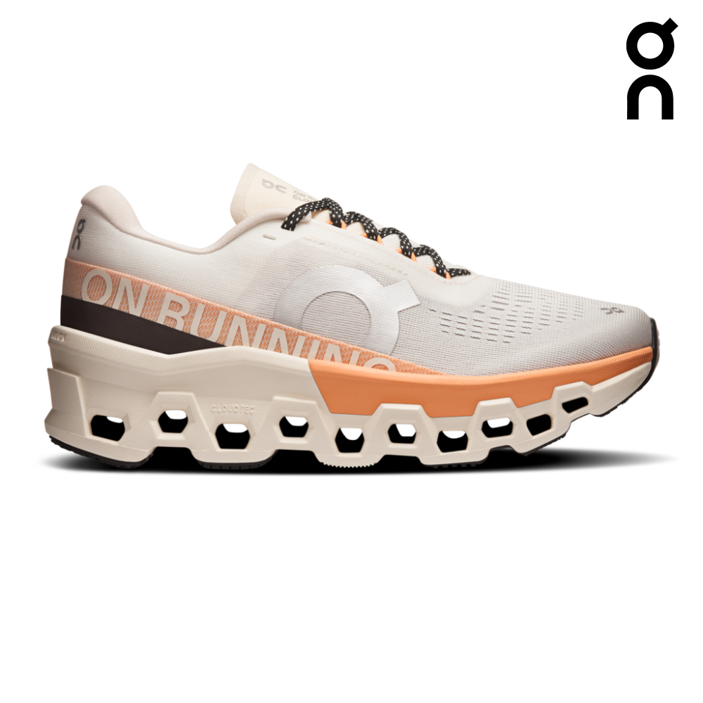 On Women Cloudmonster 2 - Ivory / Tangerine