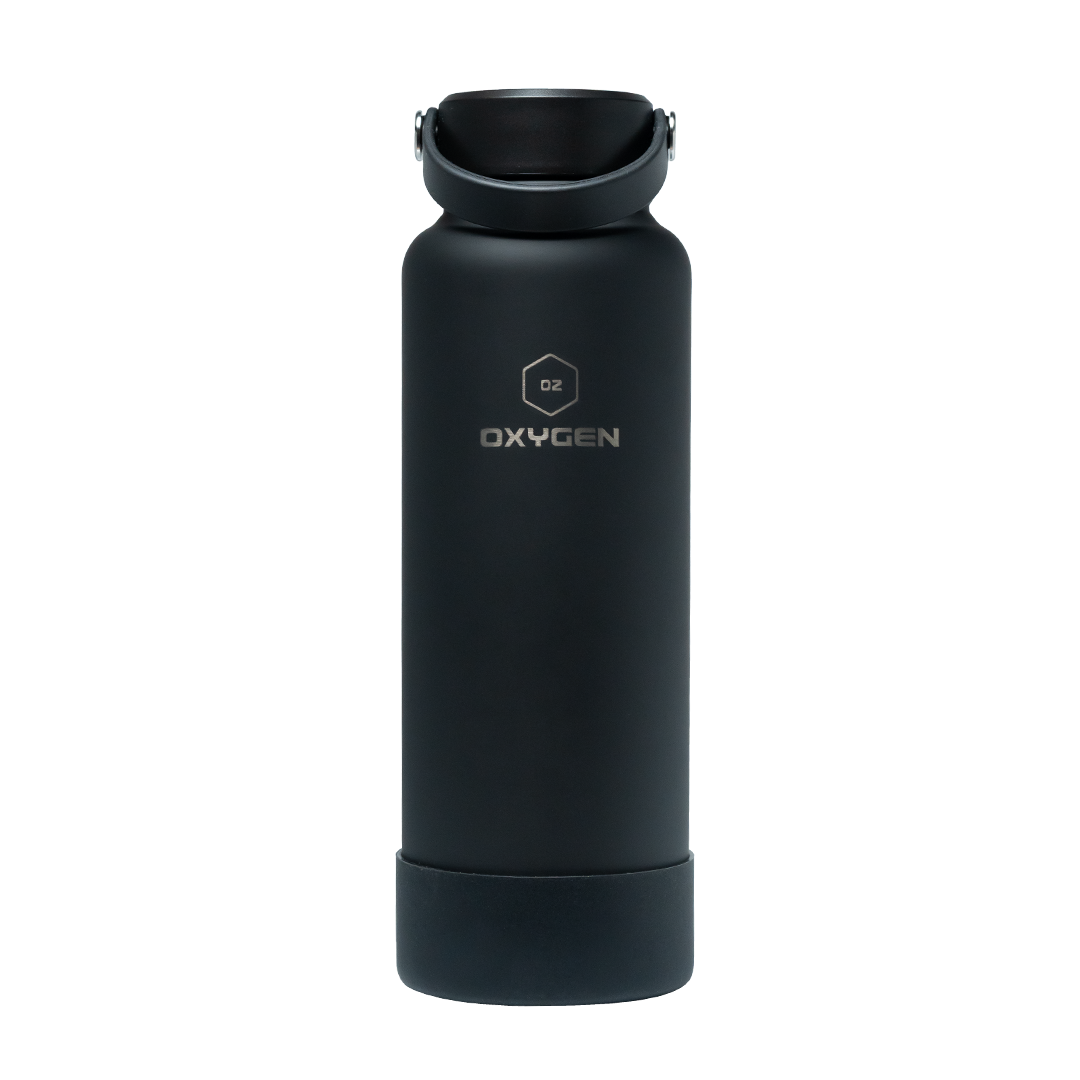 Oxygen Talon 1150ml Stainless Steel Bottle - Black
