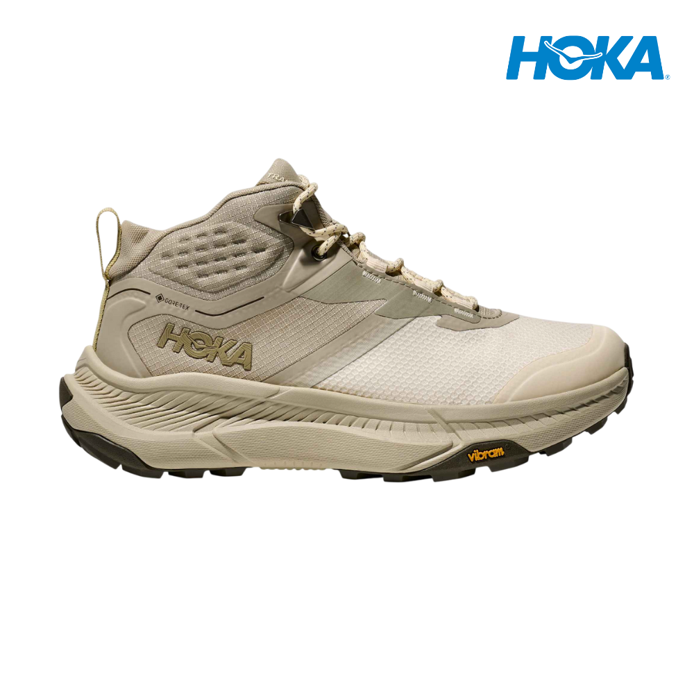 HOKA Women Transport Hike GTX - Oyster Mushroom / Vintage Yellow