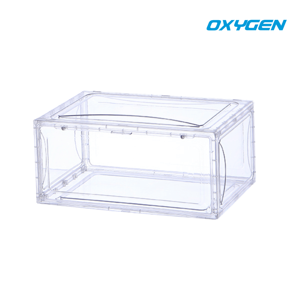 Oxygen Shoe Storage Organiser - Transparent White