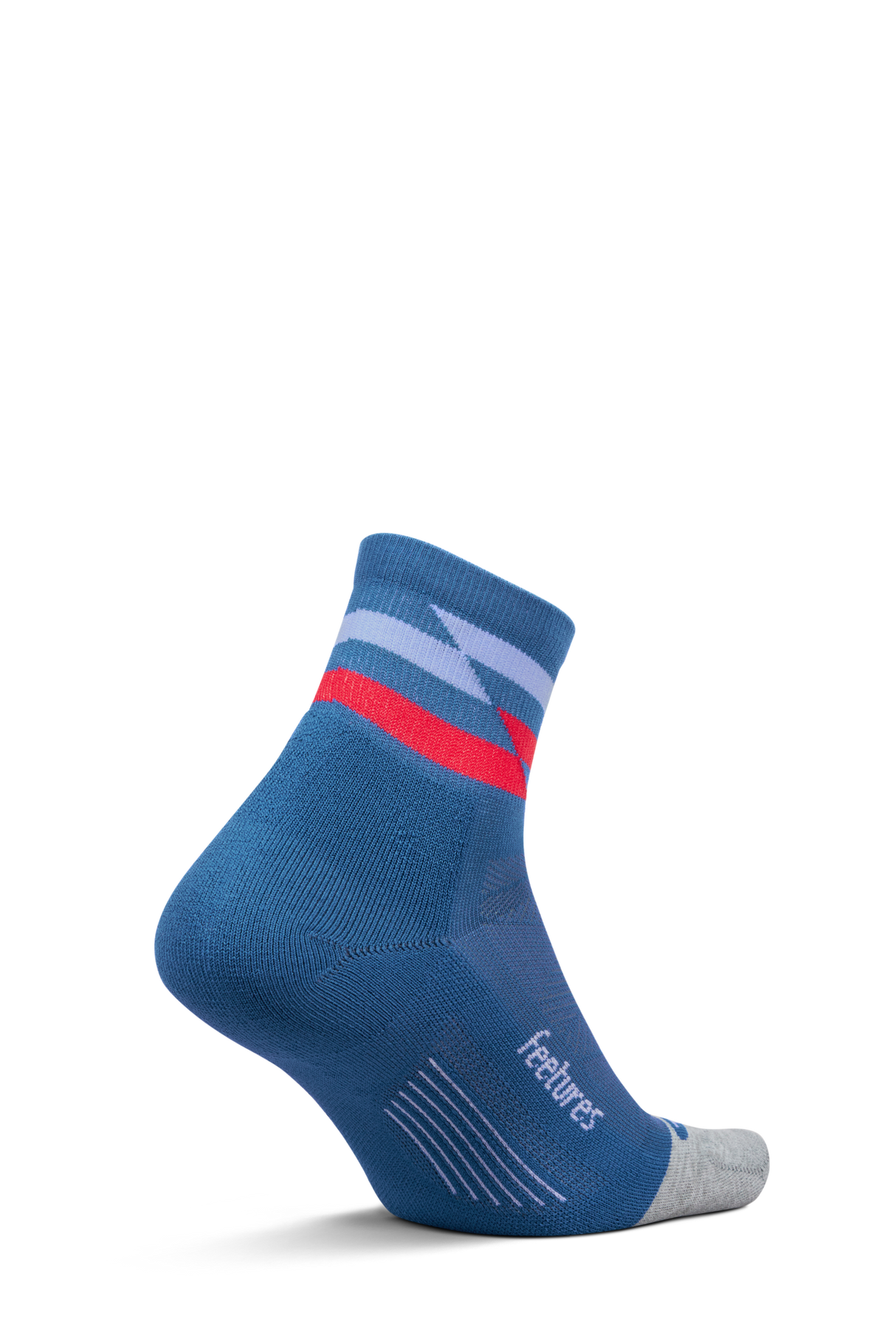 Feetures Active Elite Light Cushion Quarter - Blue Track