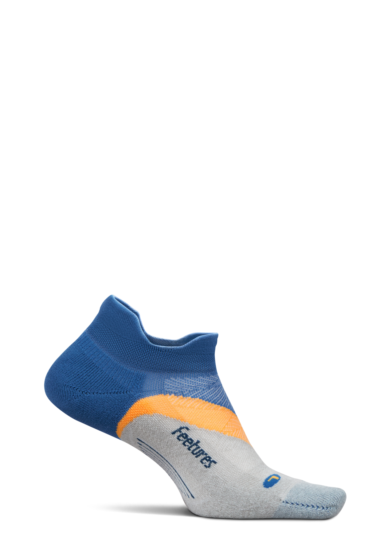 Feetures Active Elite Light Cushion No Show Tab - Rally Blue