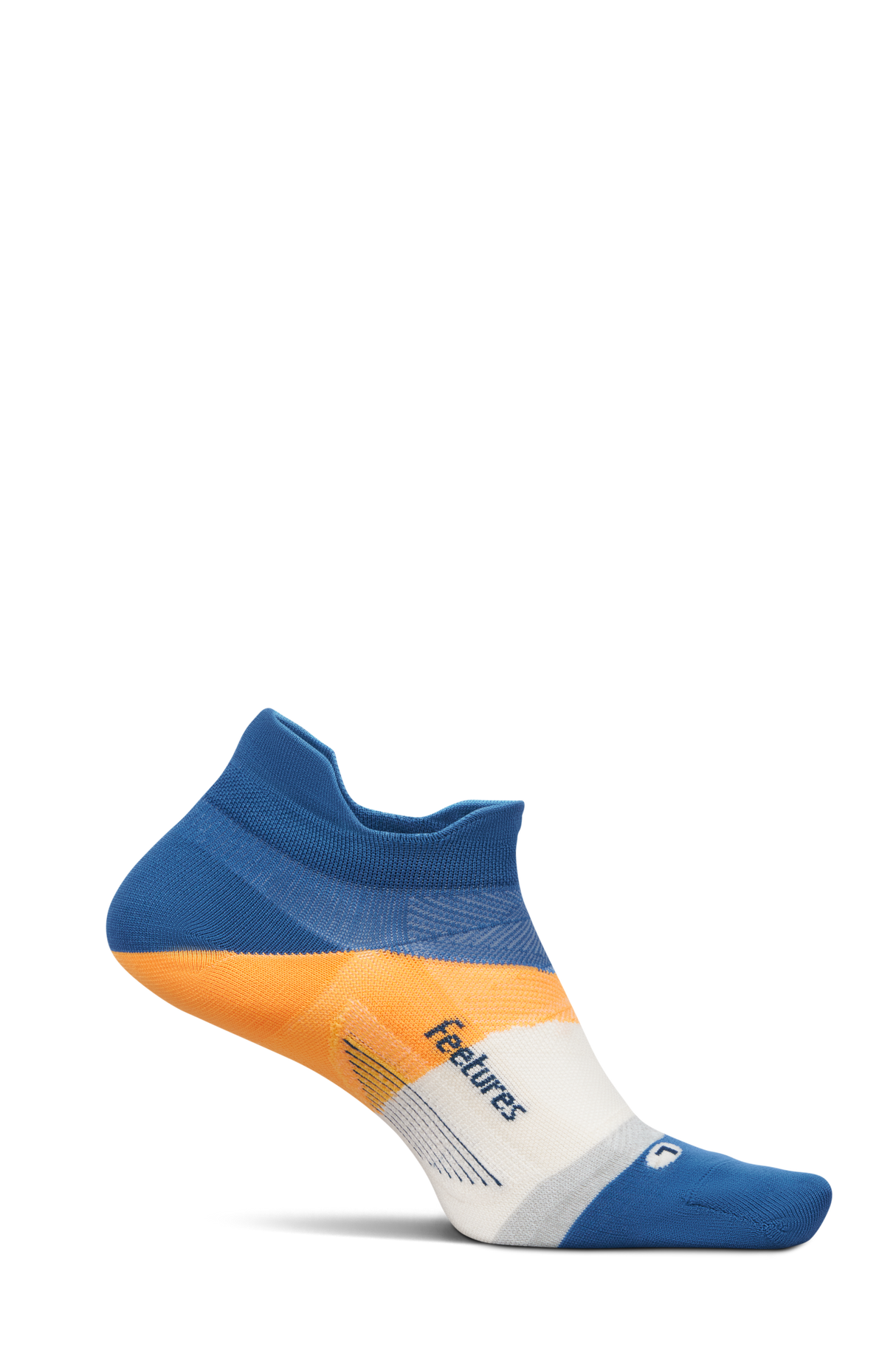 Feetures Active Elite Ultra Light Cushion No Show Tab - Rally Blue