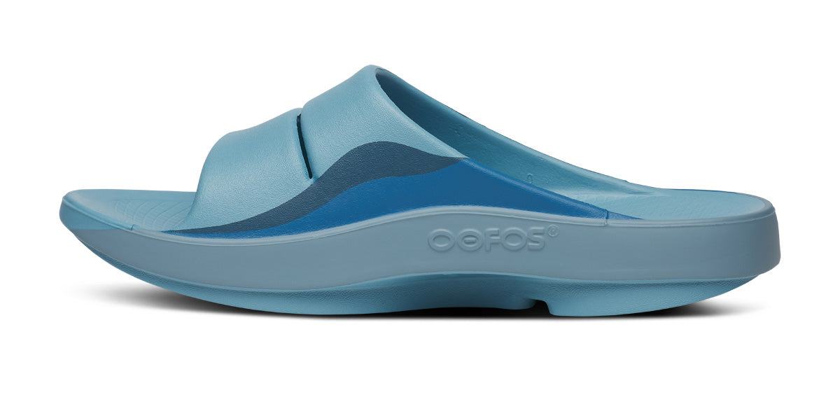 OOFOS Unisex Ooahh Sport - Ocean Blue Wave