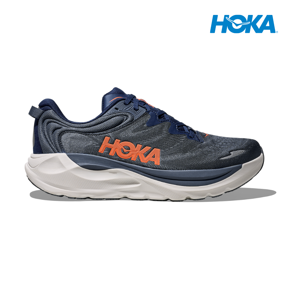HOKA Men Gaviota 6 Wide - Midnight Blue / Faded Navy