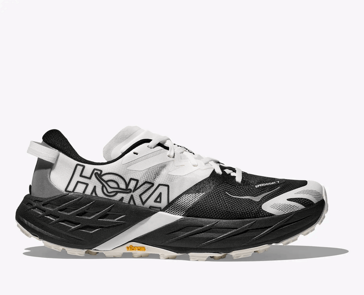 HOKA Men Speedgoat 7 Wide - Black / White