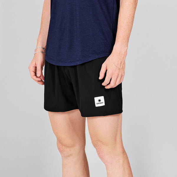 SAYSKY Men Pace Shorts 5'' - Black
