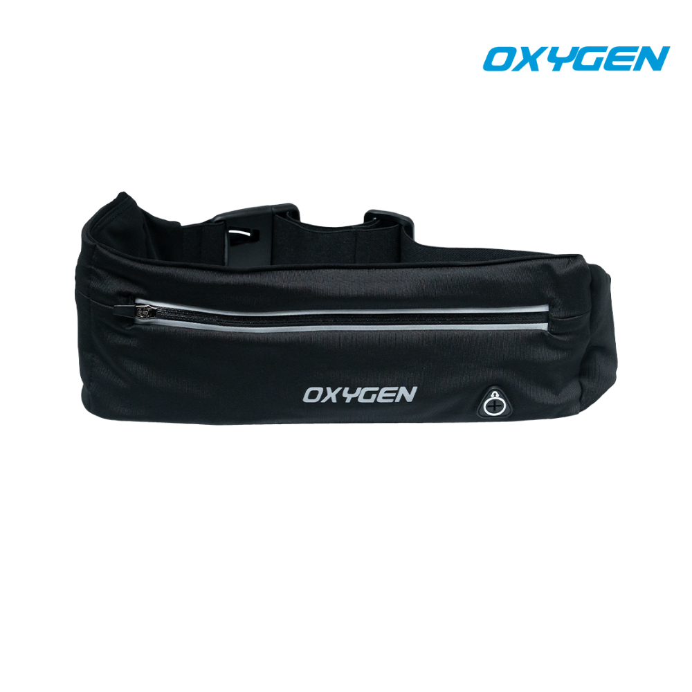 Oxygen Double Pocket Waist Belt - Black