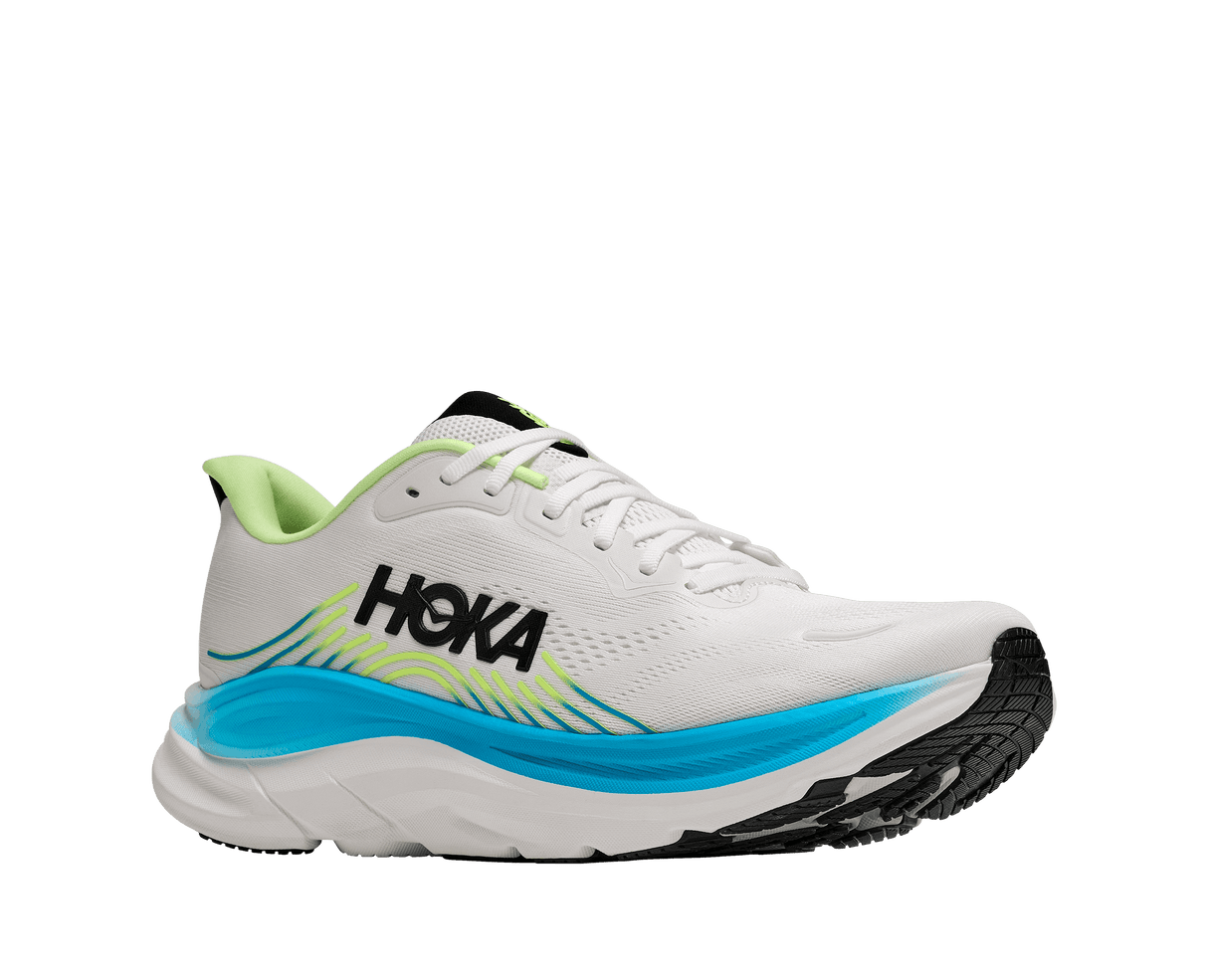 HOKA Men Clifton 11 Wide - Frost / Black