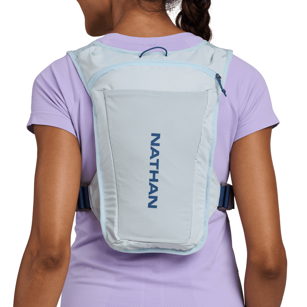 Nathan Sports QuickStart 3.0 4 Liter Hydration Pack - Light Blue / Deep Blue