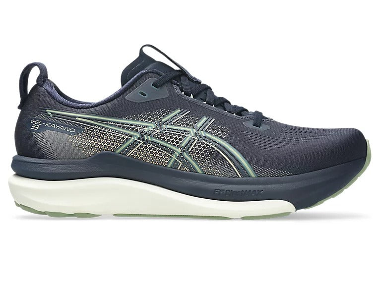 ASICS Men Gel-Kayano 33 Wide - Midnight / Khaki Green