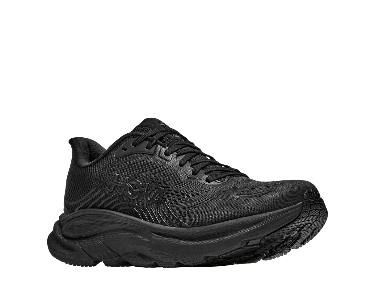 HOKA Men Clifton 11 Wide - Black / Black