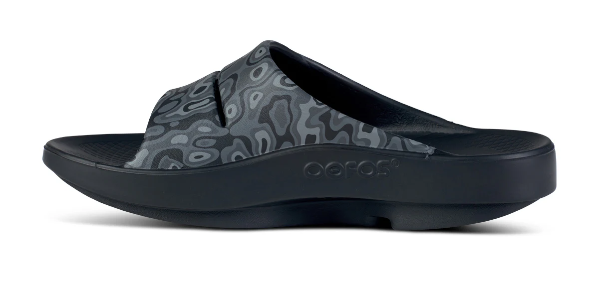 OOFOS Unisex OOahh Sport - Black Water Camo