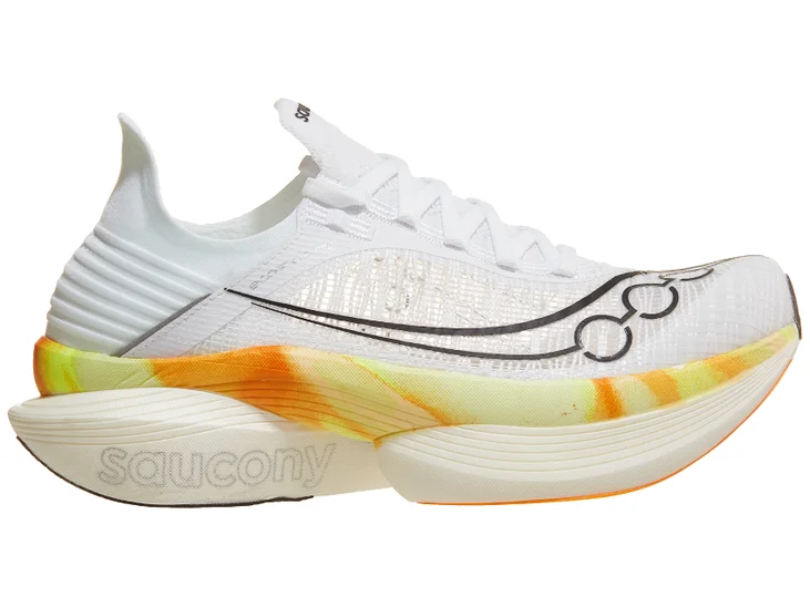 Saucony Unisex Endorphin Elite 2 - White / Peel
