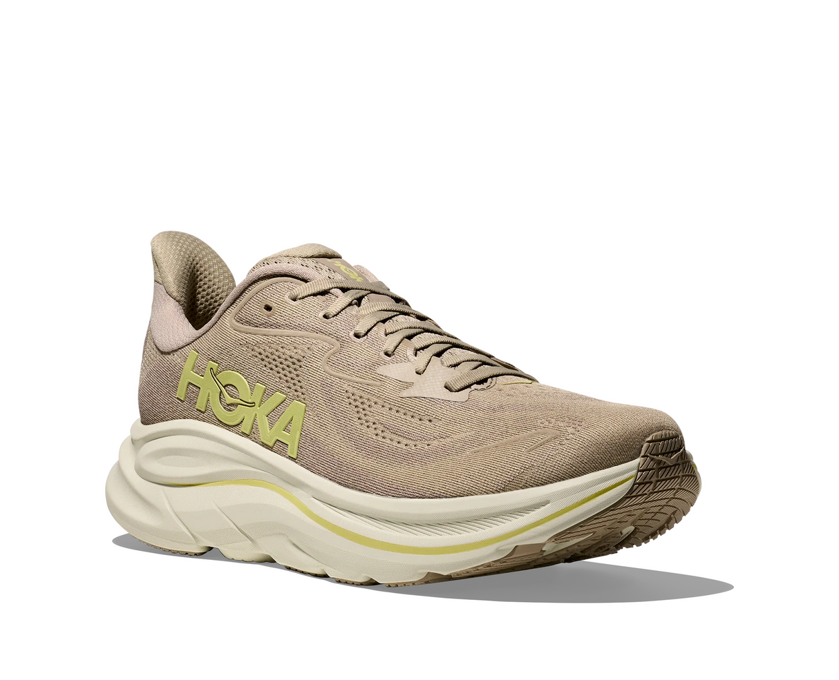 HOKA Men Clifton 10 Wide - Raw Linen / Stone
