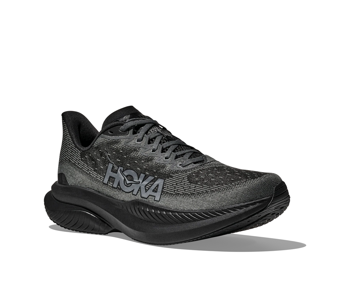 HOKA Men Mach 6 Wide - Black / Outer Orbit