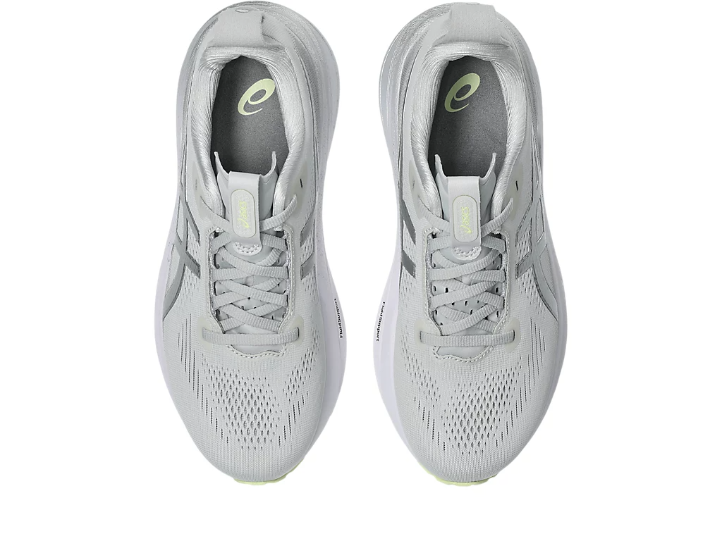 Asics Women Gel-Kayano 33 - Platinum Platinum / Glow Green