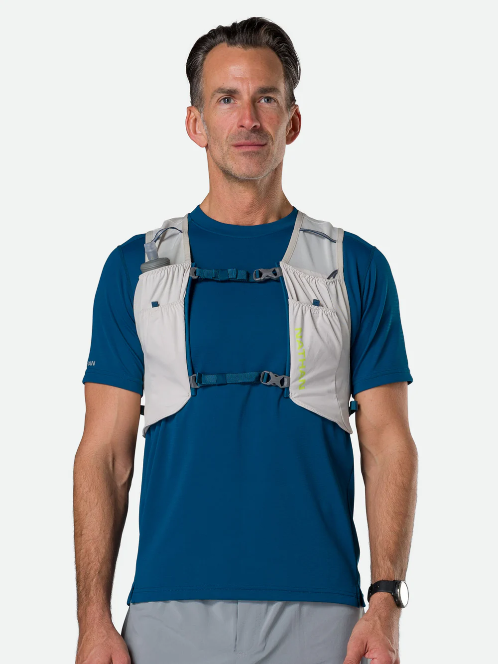 Nathan Pinnacle Featherlite 1.5L Hydration Vest - Vapor Grey