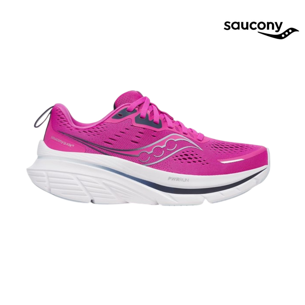 Saucony Women Guide 18 - Fuchsia / Navy