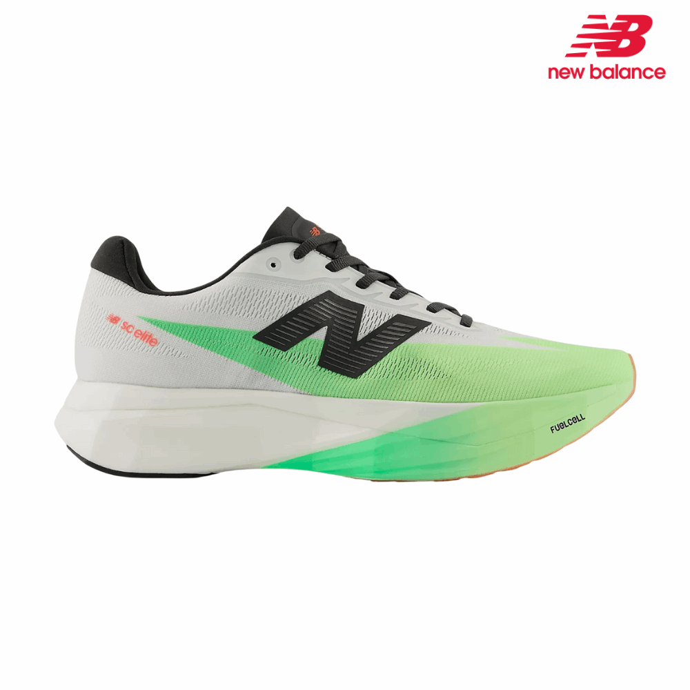 New Balance Men FuelCell SuperComp Elite V5 - White / Mint Flash