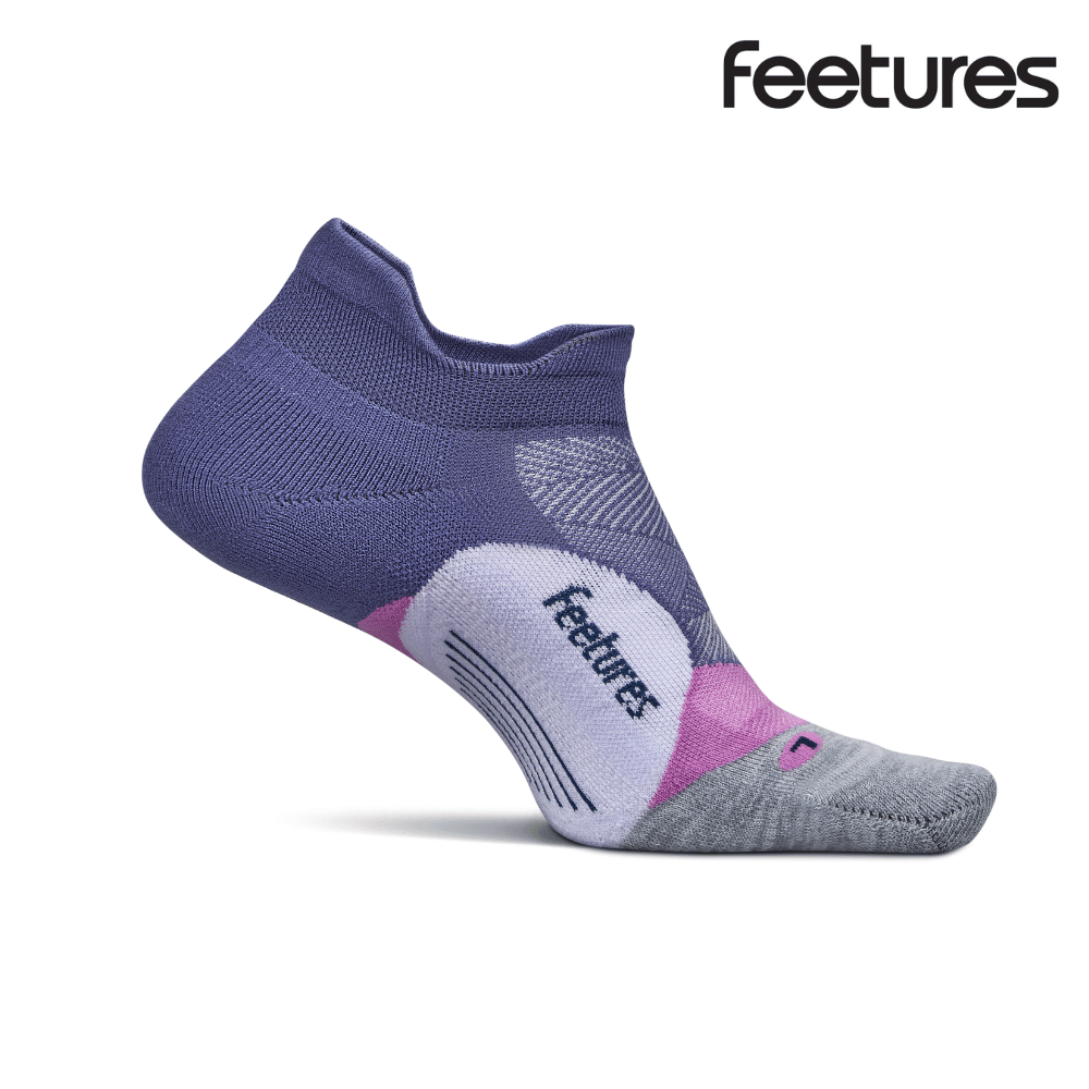 Feetures Active Elite Light Cushion No Show Tab - Future Dusk
