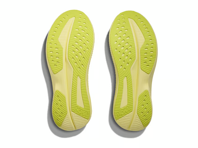 HOKA Women Mach 6 - White / Neon Hoka Citrus