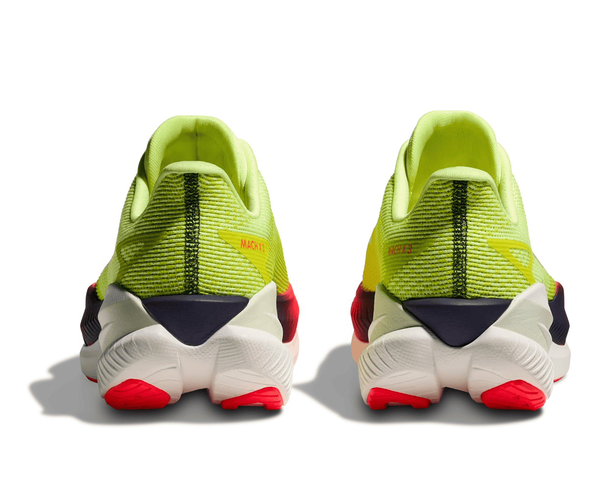 HOKA Men Mach X 3 Wide - Neon Yuzu / Squid Ink