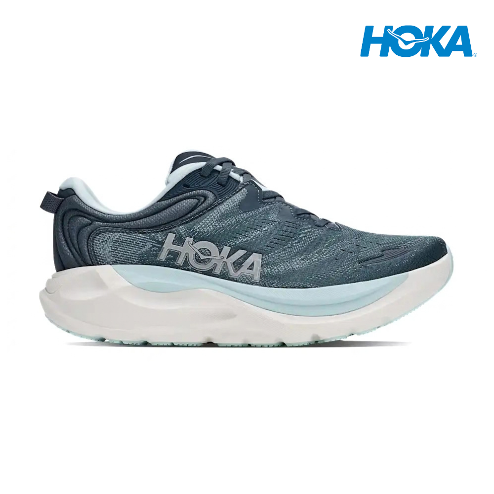HOKA Women Gaviota 6 Wide - Faded Navy / Glimmering Blue