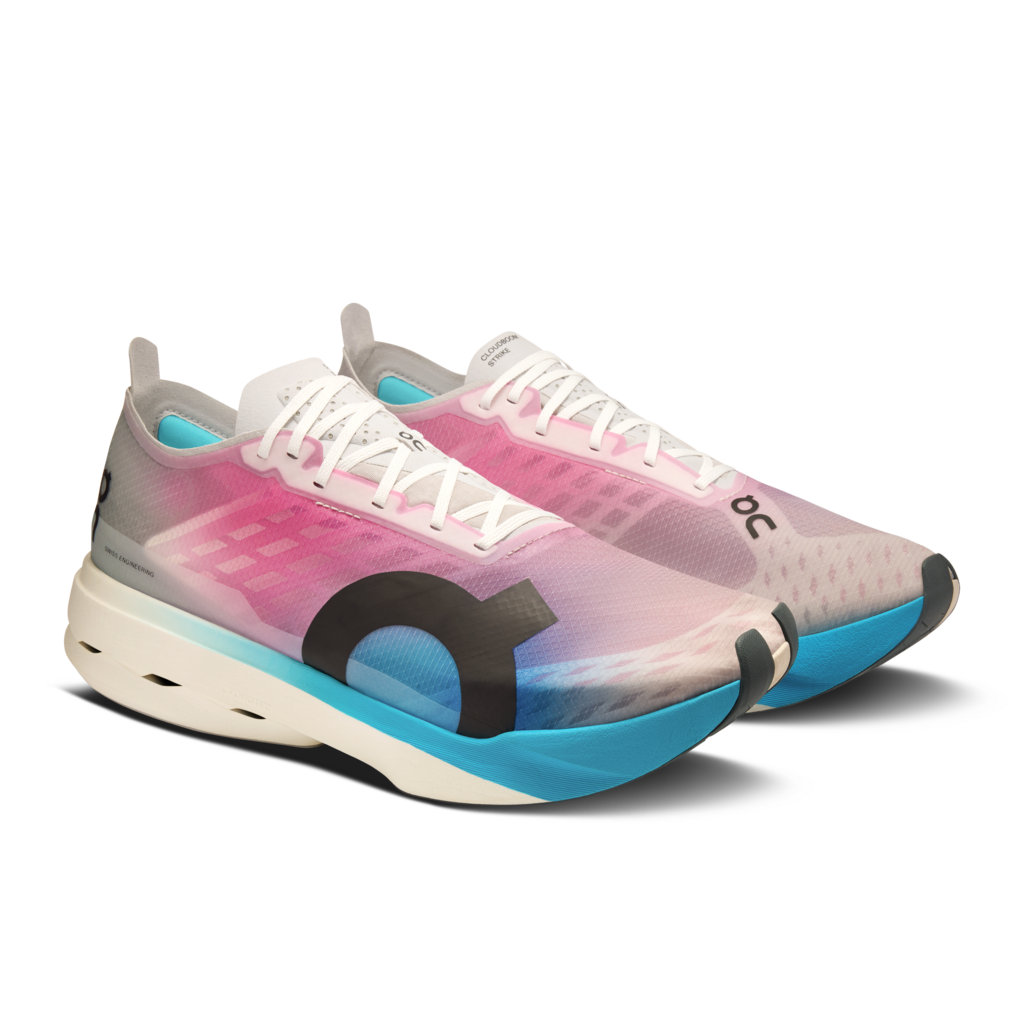 On Men Cloudboom Strike - White / Horizon