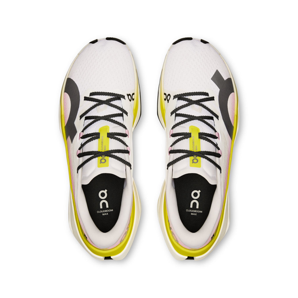 On Men Cloudboom Max - Lime / Raspberry
