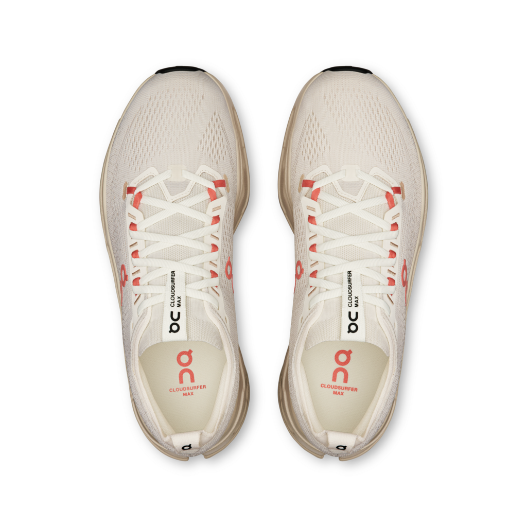 On Women Cloudsurfer Max - Ivory / Salmon