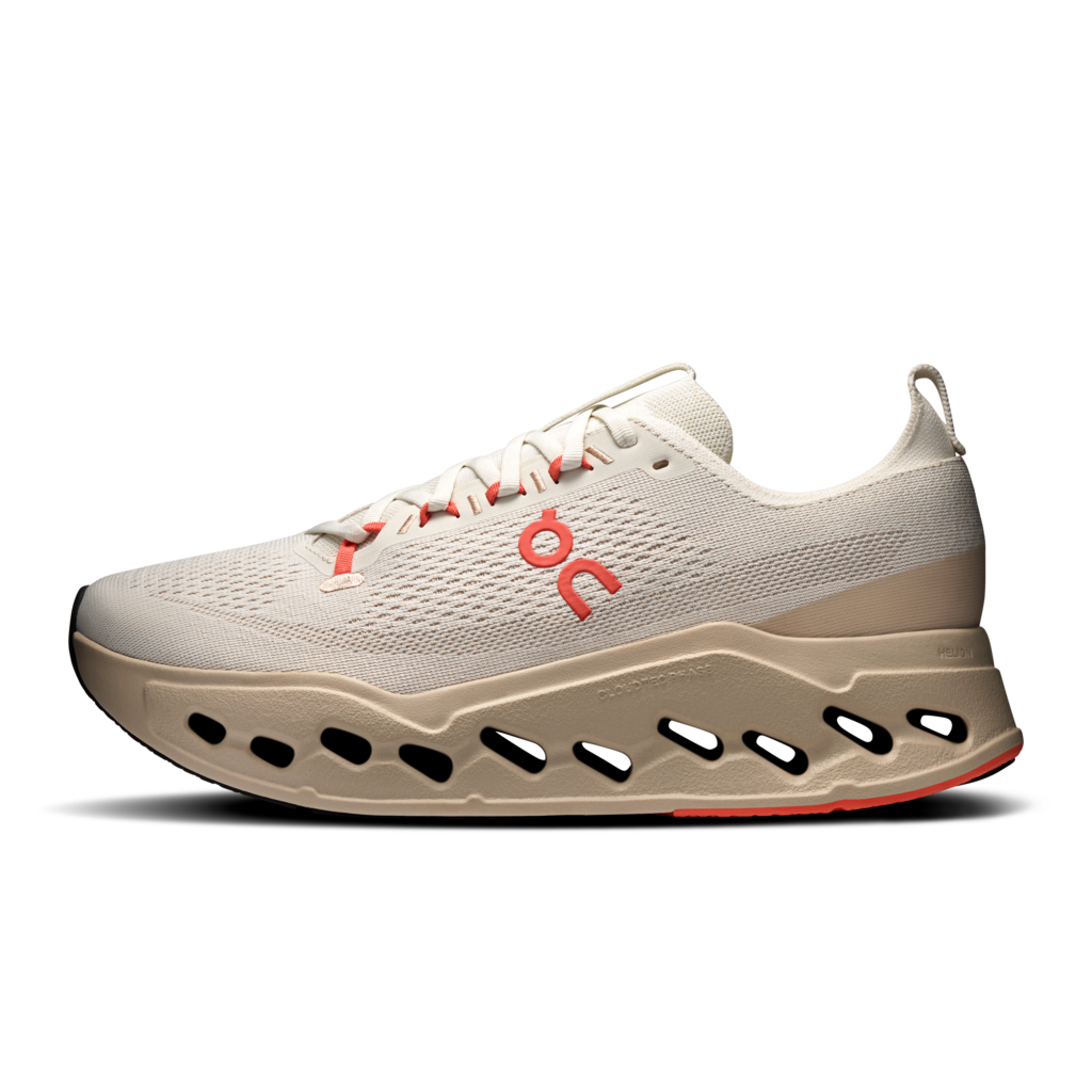On Women Cloudsurfer Max - Ivory / Salmon