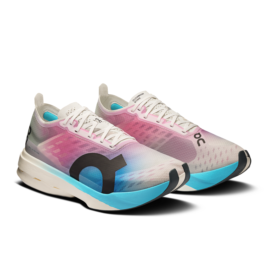 On Women Cloudboom Strike - White / Horizon