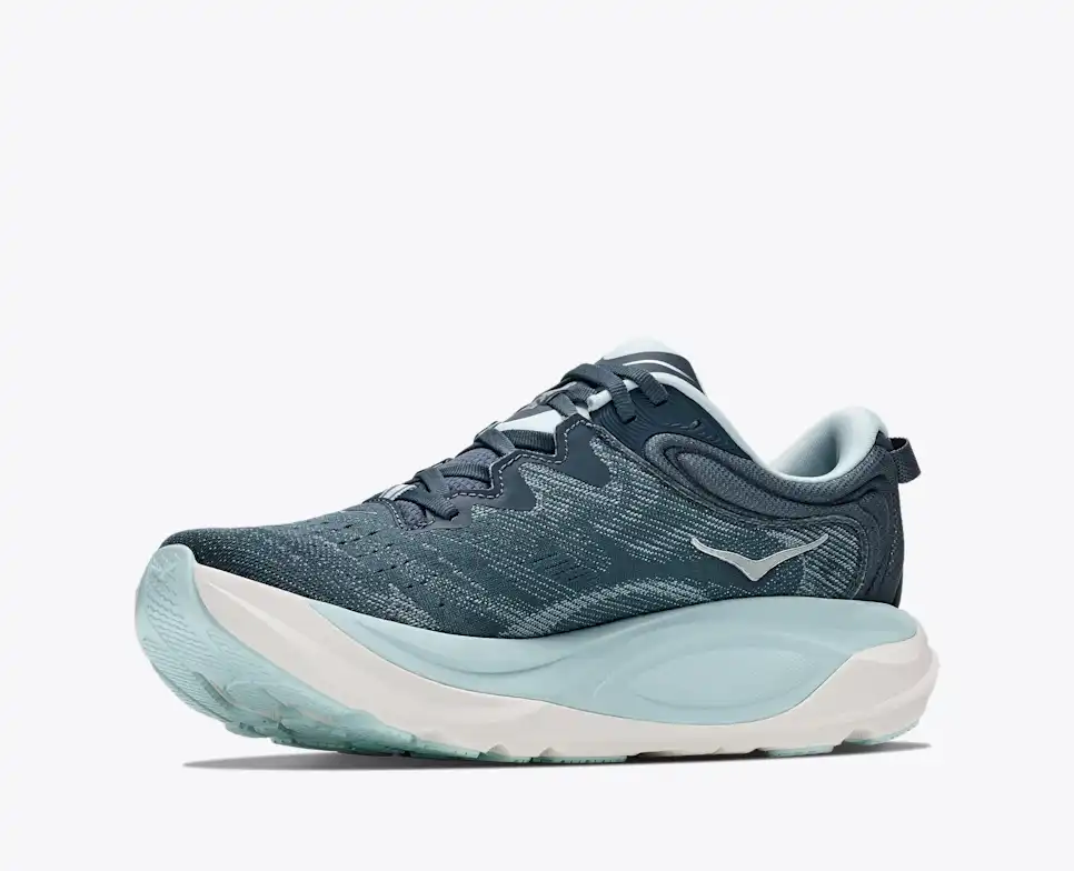 HOKA Women Gaviota 6 Wide - Faded Navy / Glimmering Blue