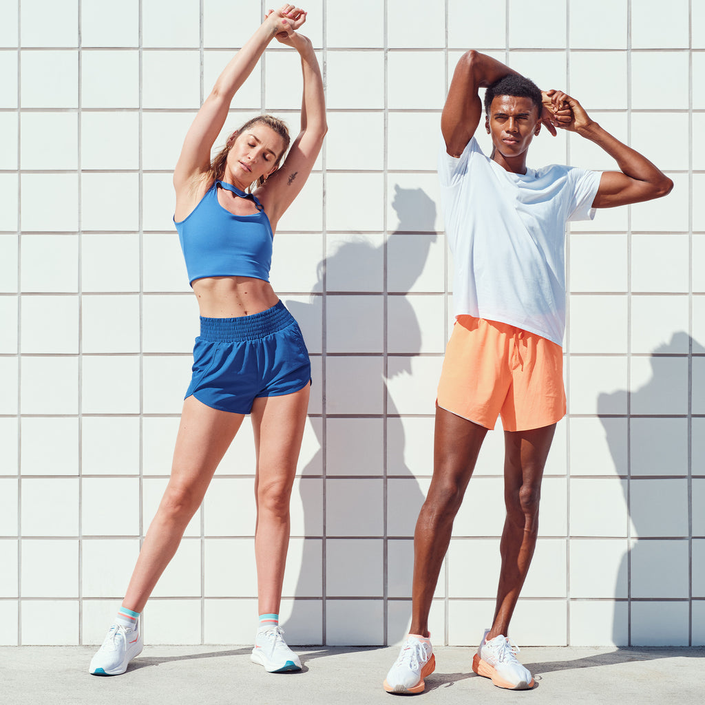 Feetures Active Elite Light Cushion Quarter - Aquatic White