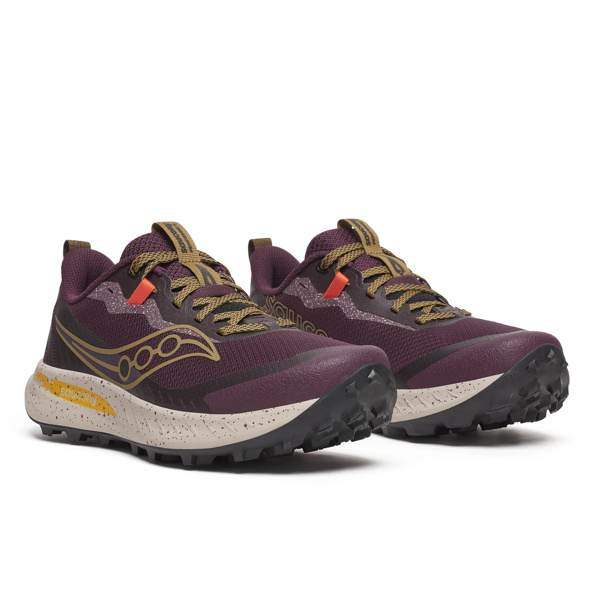 Saucony Men Peregrine 15 - Wine / Kodiak