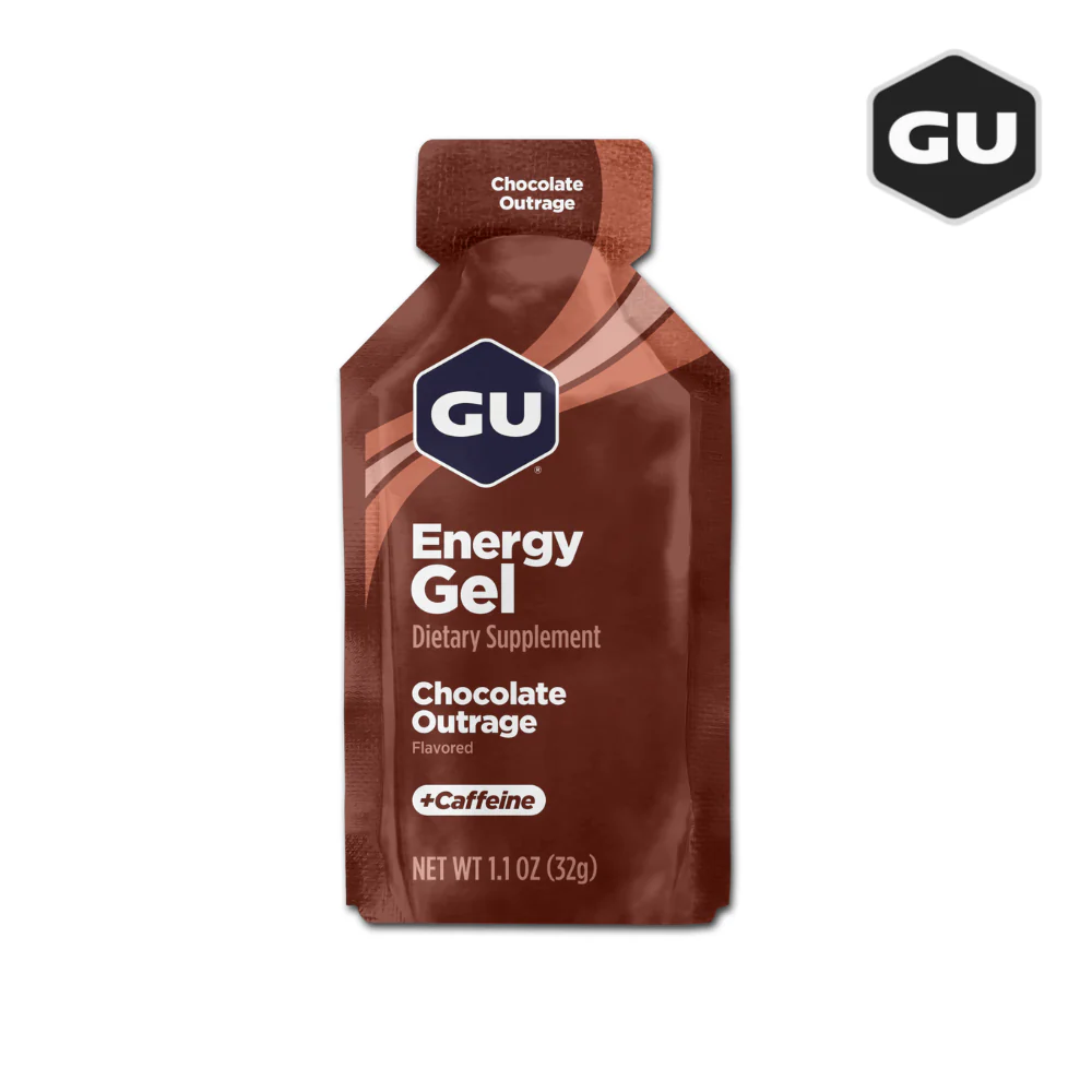 (6 Packs) GU Energy Gel Chocolate Outrage - Expiry Date: Dec 2026